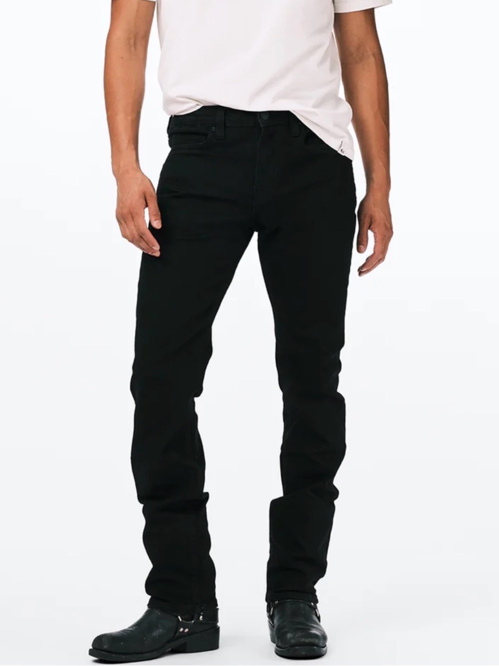 Buffalo By David Bitton Men's Slim-Ash Jeans Stretch Black Coated Wash 31x30 New